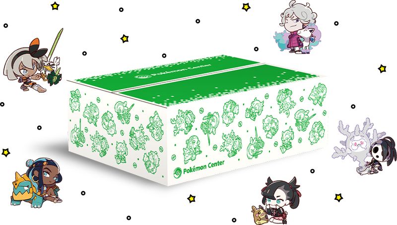 描き下ろしイラストでデザインされた特別な配送BOX