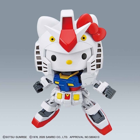 ハローキティとガンダム、合体! プラモデル「ハローキティ / RX-78-2
