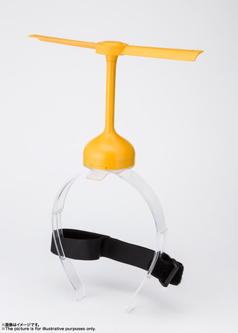 実際に回るギミックも！ ドラえもんのひみつ道具「タケコプター」を魂