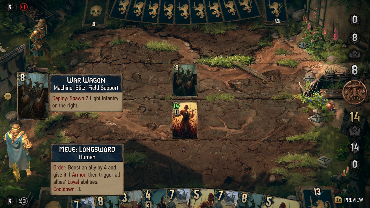 アクションRPGと違ってバトルはカードゲームとなる。ストーリーバトルは、自分が作って育ててそして調整できるデッキで挑戦する。ルールが簡単だが、細かいコツがあって奥深い