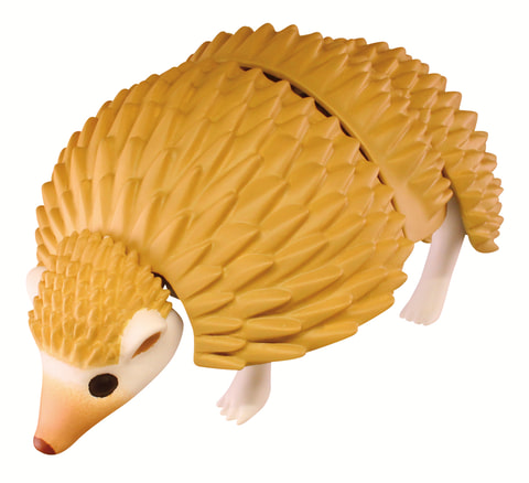 アルマジロとハリネズミがころっと登場！ガチャ「まんまる変形!まる