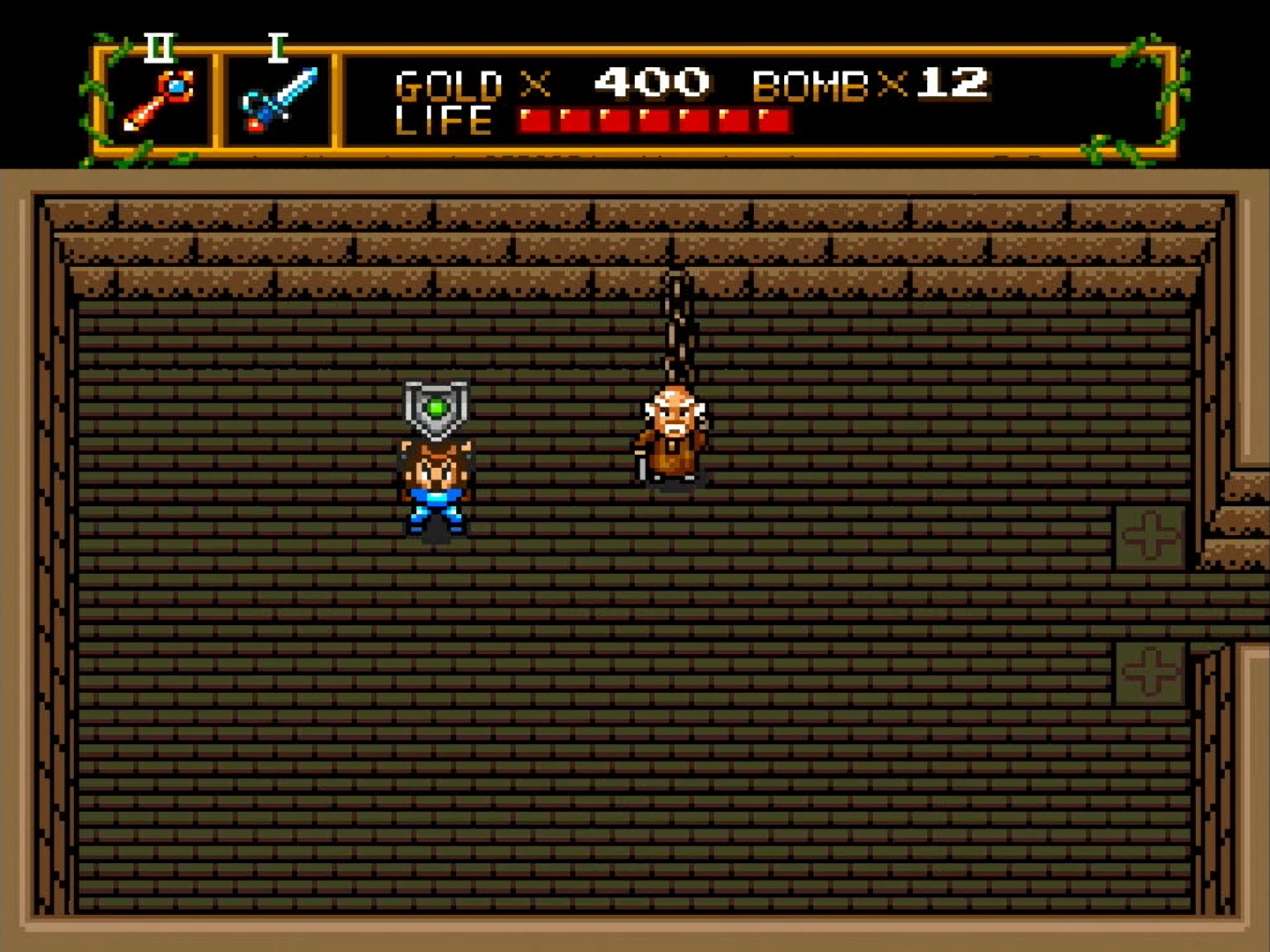 迷宮内で、剣や盾、鎧などを見つけることがある。新たな武器や防具を手に入れると、フレイの見た目が変わる。メニュー画面では、迷宮の地図やコンパス、持っているアイテムの確認や選択が可能だ。世界が変わると出てくる敵もがらりと変わる