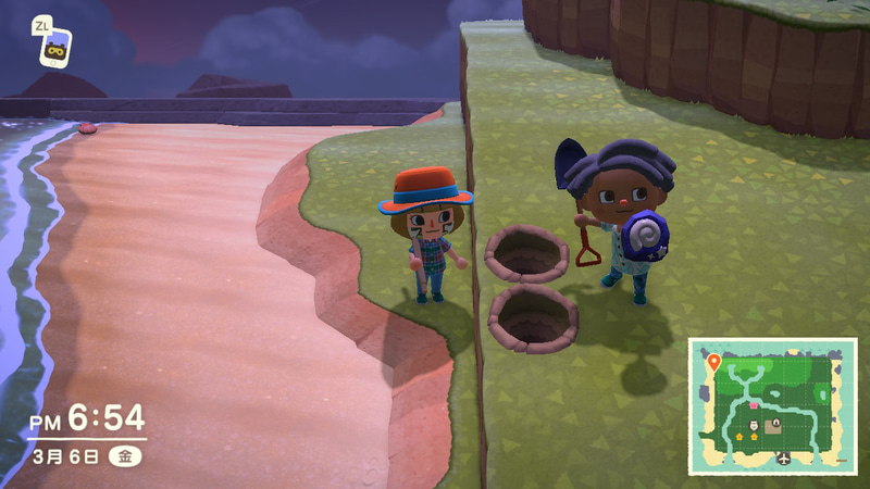 崖の上のアイテムを取ってもらうことも可能だ