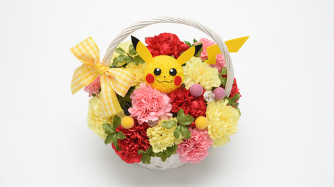 母の日ギフト「ピカチュウのフラワーアレンジメント」予約受付中