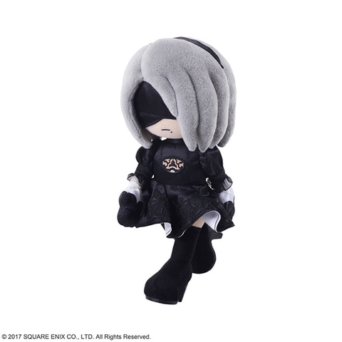 2B」と「9S」の可動ぬいぐるみ「ニーア オートマタ アクション