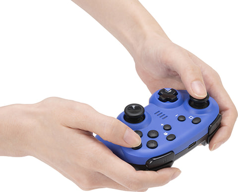 Switch用「ジャイロコントローラー ミニ 無線タイプ」にバイカラーの新