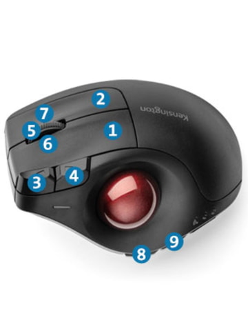 Kensington Pro Fit Ergo Vealトラックボール Pro Fit™ Ergo Vertical Wireless Trackball | Trackballs