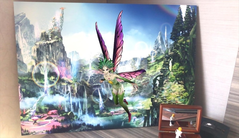 ピクシーを見つけたので、お部屋にあったイル・メグのイメージボードと重ねてみましたが、違和感がなさすぎて逆にAR感が出せなかったかも……？