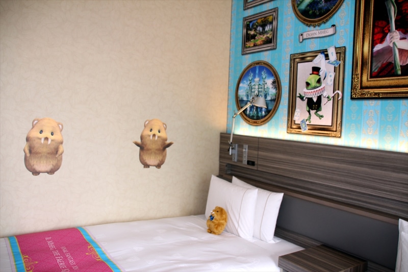 枕元には、みんな大好きジャイアントビーバーさんたちが勢ぞろい