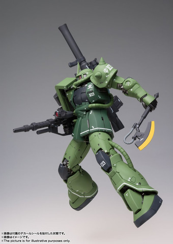 【新品未開封品】MS-06C ZAKU II TYPE C フィギュア 新規造形の「MS用バズーカB型」が付属！ 「機動戦士ガンダム THE