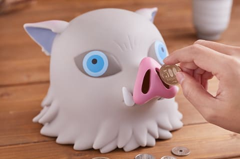 コインは鼻から入れる。アニプレックス、「伊之助ヘッド