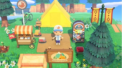 あつまれ どうぶつの森」にて「ポケ森」デザインの家具やTシャツを