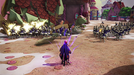 吹き飛んだ破片がぶつかると敵にダメージを与えられる