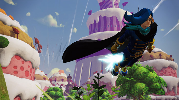 キャラクターの特徴を活かした空中攻撃が可能！