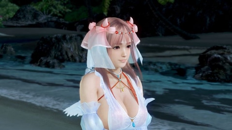 横からのアングルがすごい。「DOAXVV」、新SSR水着「ジュエル・アクア