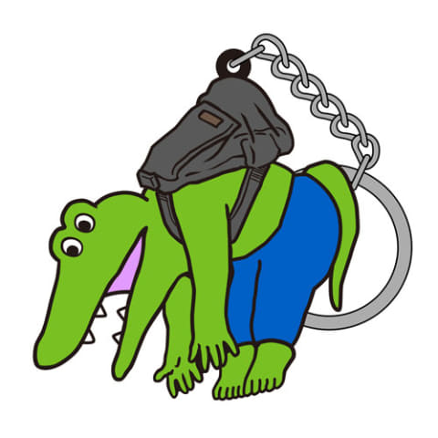 100日後に死ぬワニ」より、なんとも言えない表情が愛らしいワニと