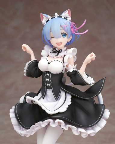 猫の手ポーズが可愛い！ 「リゼロ」より、フィギュア「レム ネコミミ