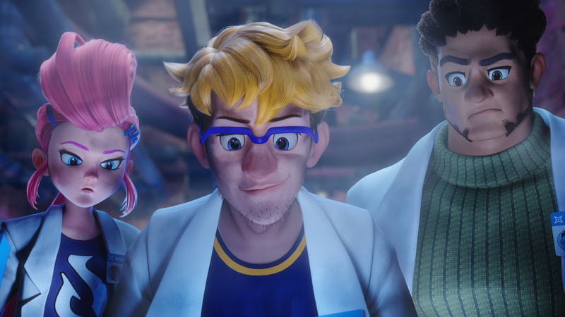 研究者のベレッカ、バートン、ロン（左から）