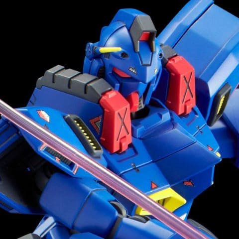 鮮やかなブルーが特徴的な「ブルーバード隊」所属の「ガンイージ 陸戦 