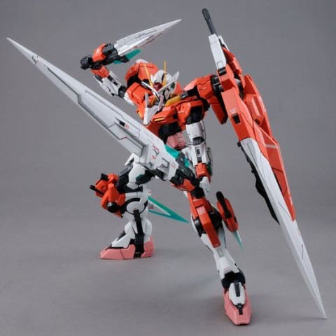 赤く染められたダブルオーガンダム「PG 1/60 ダブルオーガンダム