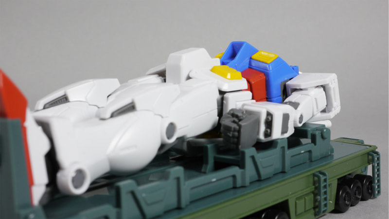RX-78-02 ガンダム ポーズ集1。「EXモデル 1/144 ガンダムトレーラー」を組み合わせてGUNDAM RISINGっぽい写真を撮ってみた!