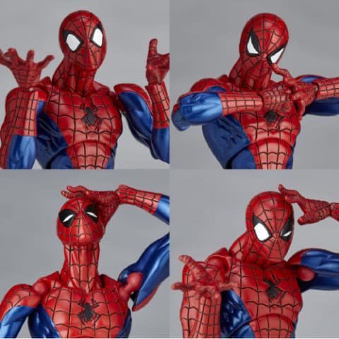 ディテール＆アクション性能を両立！ スパイダーマンの