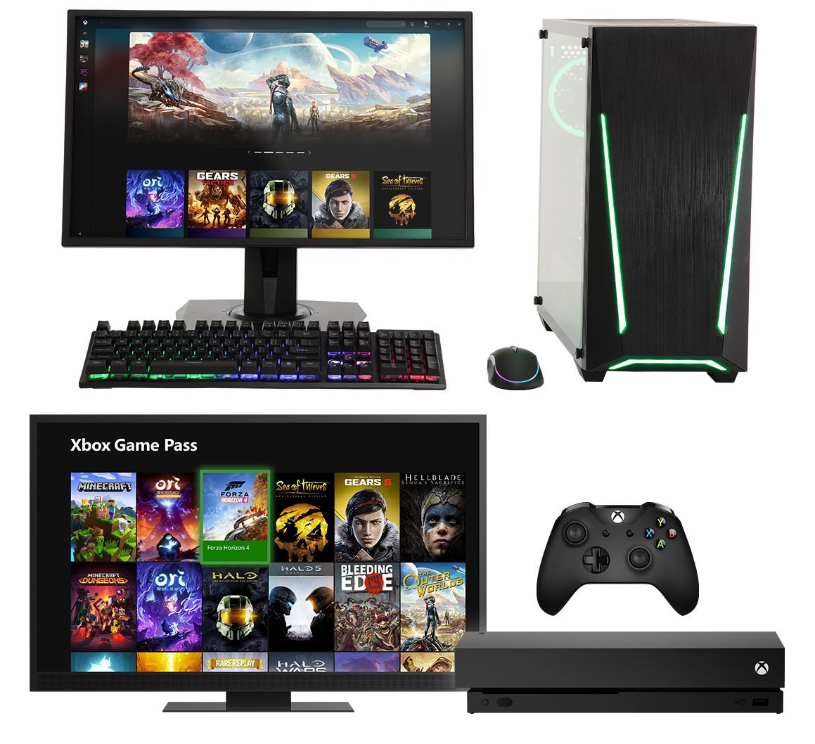 タイトルラインナップは微妙に異なるが、Xbox OneとPCの両方に提供する