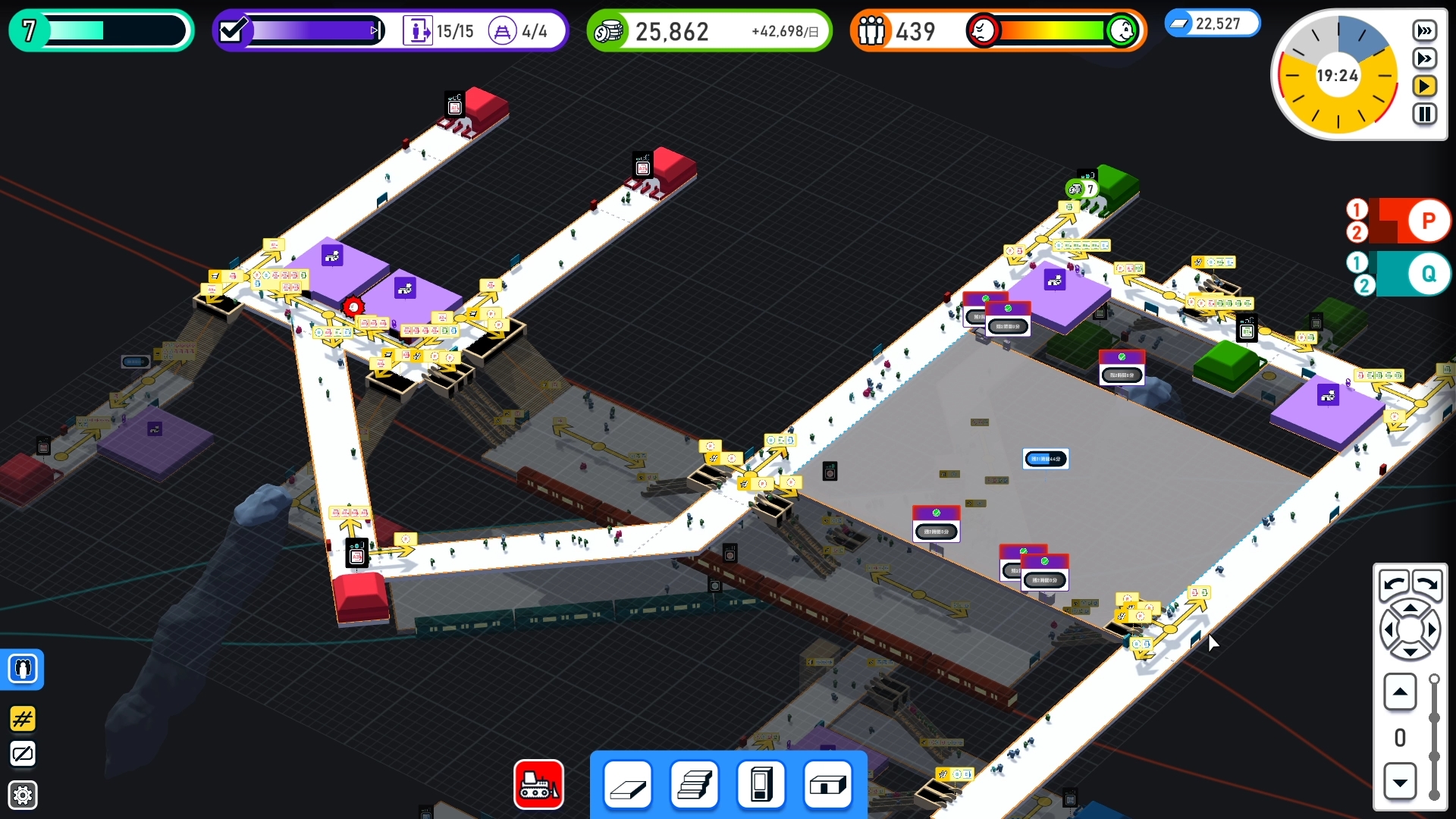 駅は大勢の利用客であふれる。満足度の高い駅になるほど路線が増え、多くの利用客が訪れるようになるはず