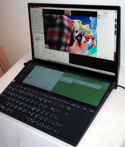 ASUS「ZenBook Duo UX481FL」レビュー - GAME Watch