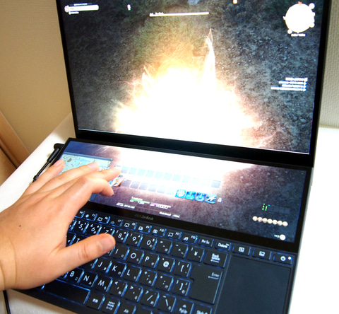 ASUS「ZenBook Duo UX481FL」レビュー - GAME Watch