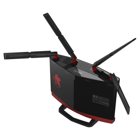 【訳あり】BUFFALO WXR-5950AX12/EVA コラボモデル バッファロー、「エヴァンゲリオン」×「エディオン」コラボルーター