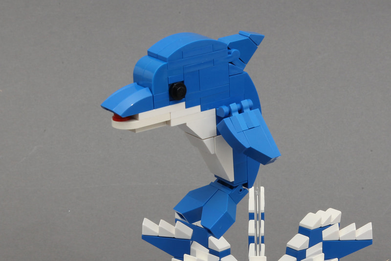 ワークショップで人気の「イルカ」。パーツが入手困難となり今では開催しにくい