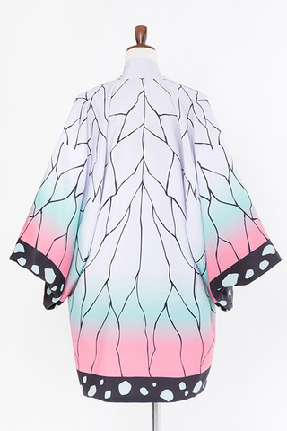 鬼滅の刃 胡蝶しのぶ 羽織 鬼滅の刃」の蟲柱「胡蝶しのぶ」のコスプレが楽しめる羽織が再販予約