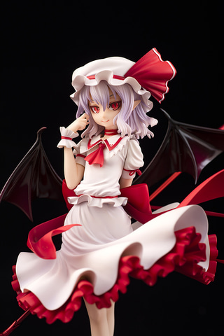 風でスカートが煽られ生足があらわに！ 「東方Project」より「レミリア 