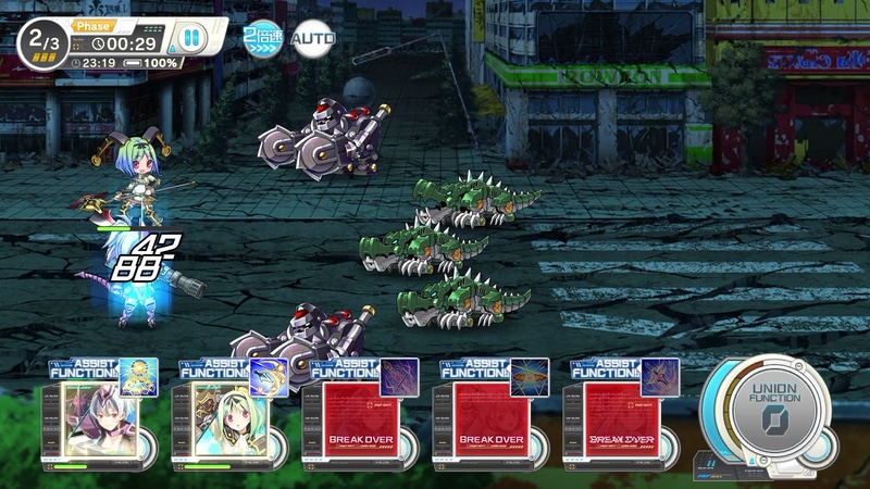 前衛がやられ、一気に追い込まれる筆者のパーティー。オートモードは便利だが、初見のクエストではお勧めはしない