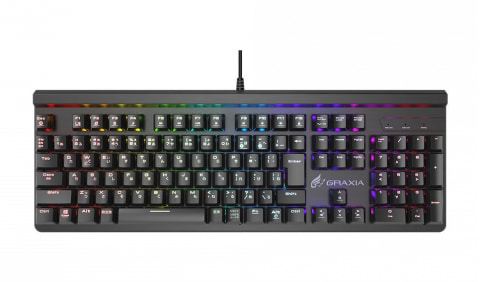 RGBライト搭載青軸メカニカルキーボード「GX-KB01K-BRGB」が恵安より5