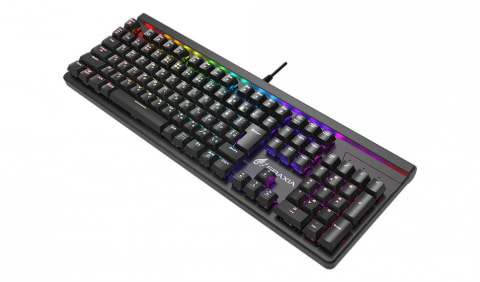 RGBライト搭載青軸メカニカルキーボード「GX-KB01K-BRGB」が恵安より5