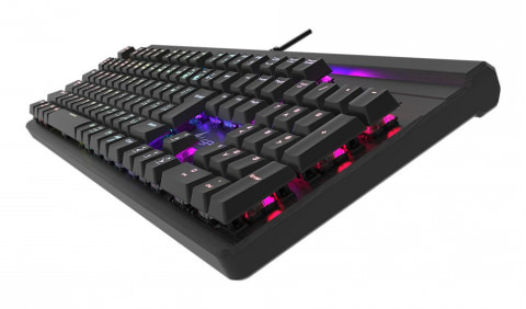 RGBライト搭載青軸メカニカルキーボード「GX-KB01K-BRGB」が恵安より5