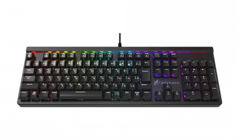 RGBライト搭載青軸メカニカルキーボード「GX-KB01K-BRGB」が恵安より5