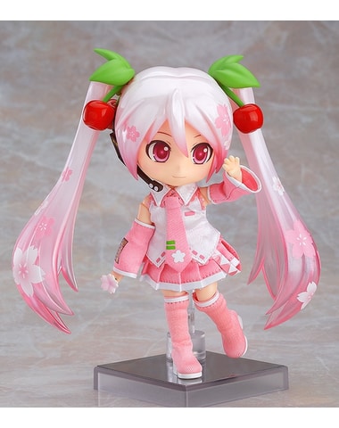 桜をイメージしたアクションフィギュア「figma 桜ミク」と「桜ミク」の