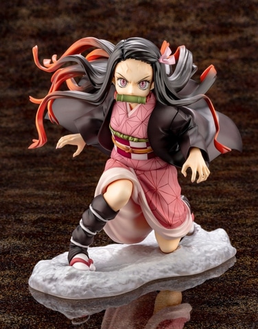 鬼滅の刃」より迫真の表情の炭治郎と禰豆子のフィギュアが