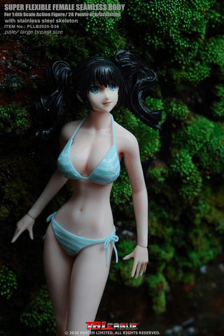 1/6 女性シームレス ペール ラージバスト アニメガール with ヘッド B Amazon.co.jp: 1/6 女性シームレス ペール ラージバスト アニメ