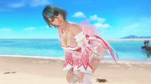 ピンクの花びらから露出する大胆な胸元に釘付け！ 「DOAXVV」、新水着