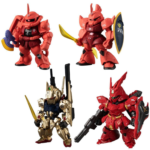 シャアの愛機がセットに！ 「ガンダム」シリーズより、食玩「FW GUNDAM
