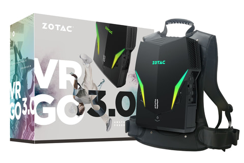 ZOTAC、VR用バックパック型PC「VR GO 3.0」の受注販売を開始 - GAME Watch