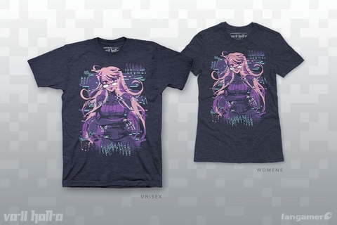 VA-11 HALL-A」に登場するボスとアルマが描かれたTシャツがFangamer 