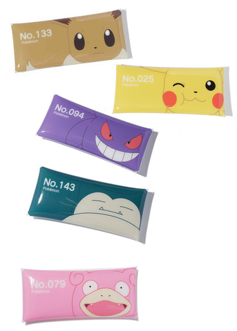 ゲンガーやカビゴン ピカチュウの顔がでっかくデザインされた ポケモン のポーチがspinnsより発売中 Game Watch