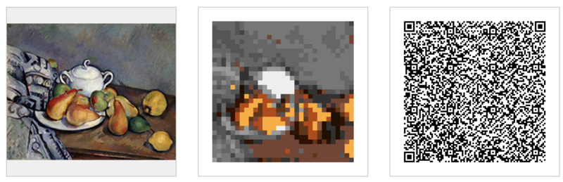 ポール・セザンヌ「砂糖壺、梨とテーブルクロス」