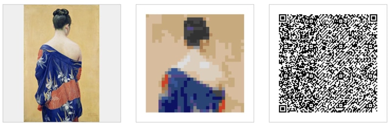 岡田三郎助「あやめの衣」