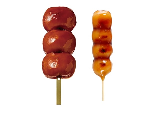 デカ過ぎて手に持てない!? 「渾身の一本！どでかいみたらし団子」が